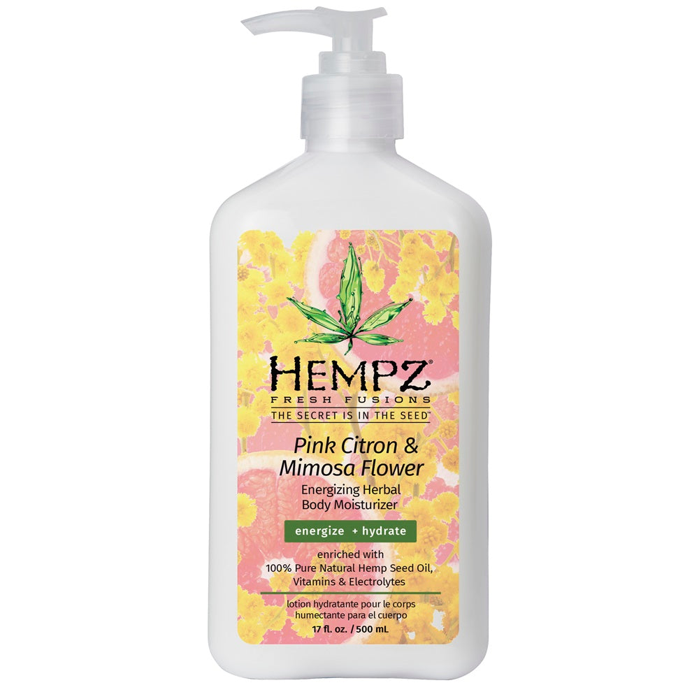 Fresh Fusions Pink Citron & Mimosa Flower Energizing Herbal Body Moisturizer