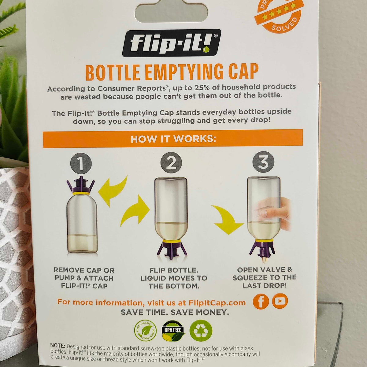 Flip it! Bottle Emptying Cap